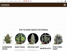 Tablet Screenshot of canabiseeds.com